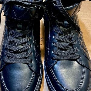 Guess mens million high-top sneakers Black size 10 price to sell